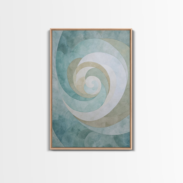 Abstract Healing Spiral Canvas Print, Medical Office Art, Digital Wall Art, Office Decor, Fine Art, Calm, Healthcare Wall Art, MOA-2x3-71