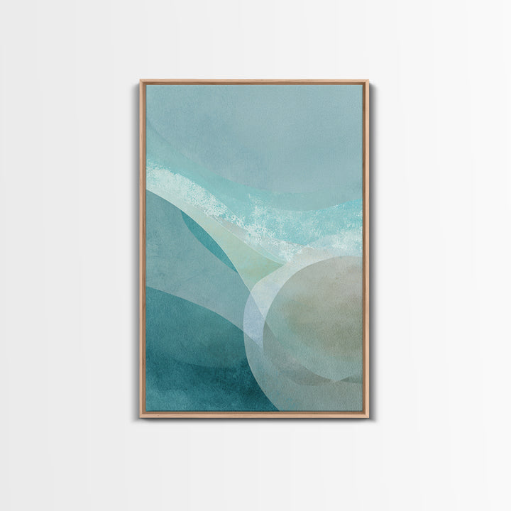 Calming Blue Abstract Canvas Print, Medical Office Art, Wall Decor, Office Decor, Abstract Art, Calm, Medical Office Decor, MOA-2x3-9