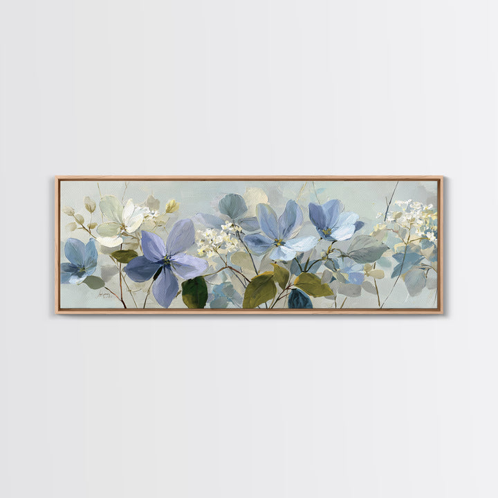 Lavender Botanical Still Life Framed Canvas Print, Medical Office Art, Anatomy Wall Art, Office Decor, Watercolor Art, Calm, MOA-3x1-37