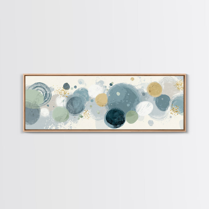 Abstract Cells and Circles as Soothing Pattern Canvas Print, Medical Office Art, Healthcare Wall Art, Office Decor, MOA-3x1-45
