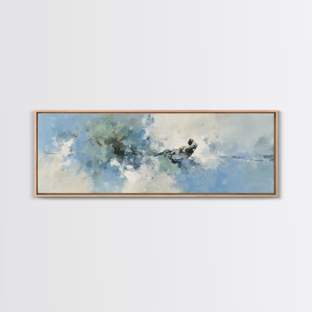Simple Line Figure Framed Canvas Print, Medical Office Art, Printable Card, Office Decor, Fine Art, Calm, School Nurse Art, MOA-3x1-58