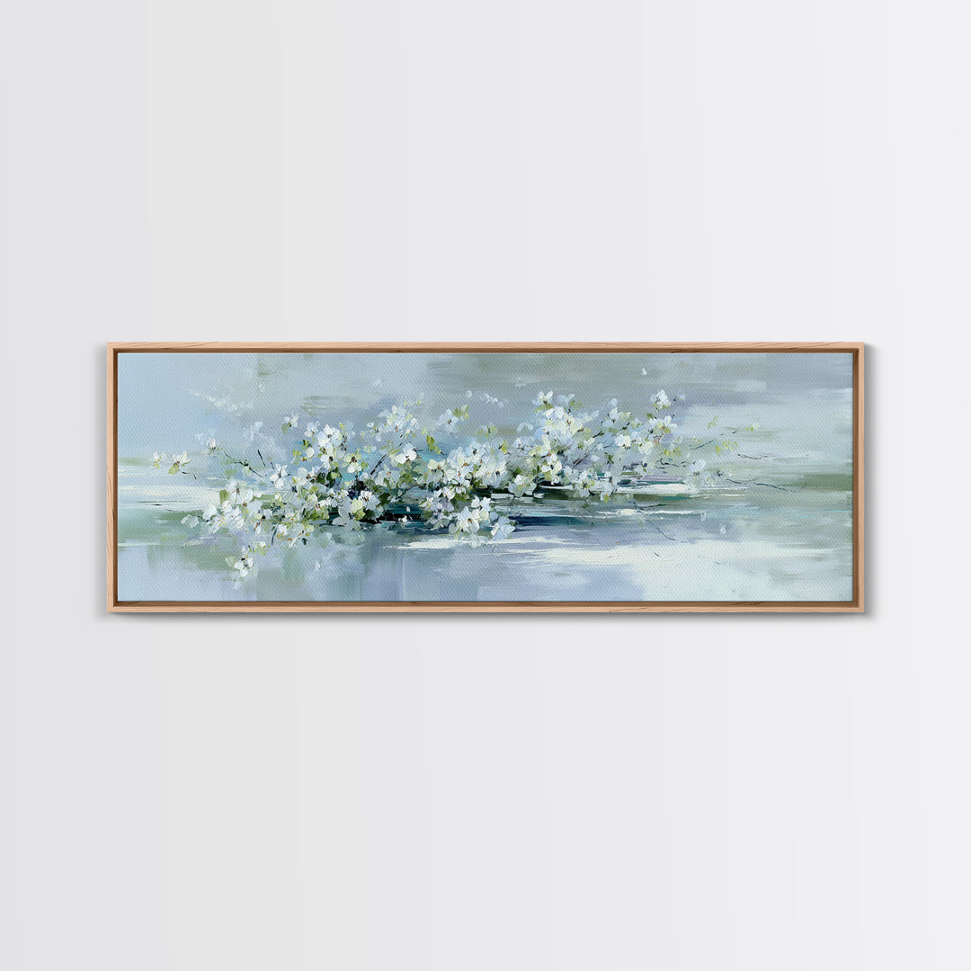 Lavender Botanical Still Life Canvas Print, Medical Office Art, Anatomy Art, Office Decor, Watercolor Art, Calm, MOA-3x1-61