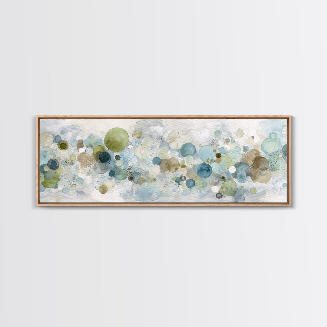 Abstract Cells and Circles as Soothing Pattern Canvas Print, Medical Office Art, Medical School, Office Decor, Fine Art, Calm, MOA-3x1-93