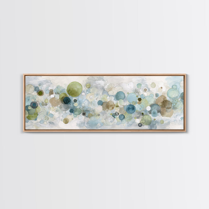 Abstract Cells and Circles as Soothing Pattern Canvas Print, Medical Office Art, Medical School, Office Decor, Fine Art, Calm, MOA-3x1-93