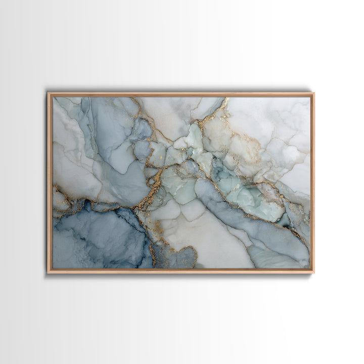 Subtle Marble Texture Framed Canvas Print, Medical Office Art, Anatomy Wall Art, Office Decor, Fine Art, Calm, Neuroscience Art, MOA-3x2-23