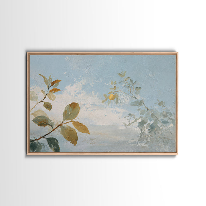 Fresh Citrus and Leaves for Bright Optimism Framed Canvas Print, Medical Office Art, Dental Office Decor, Office Decor, Calm, MOA-3x2-28