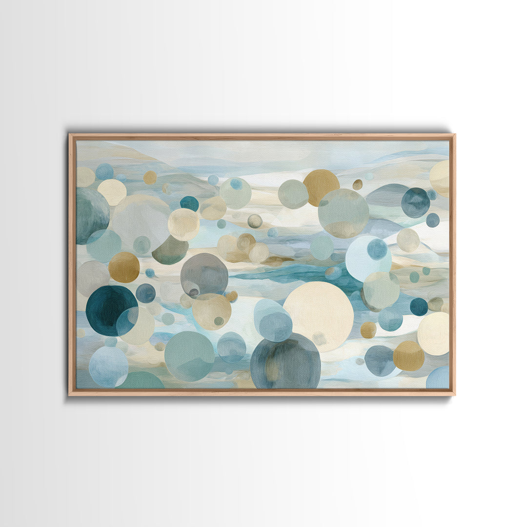 Abstract Cells and Circles as Soothing Pattern Canvas Print, Medical Office Art, Anatomy Poster, Office Decor, Abstract Art, MOA-3x2-57