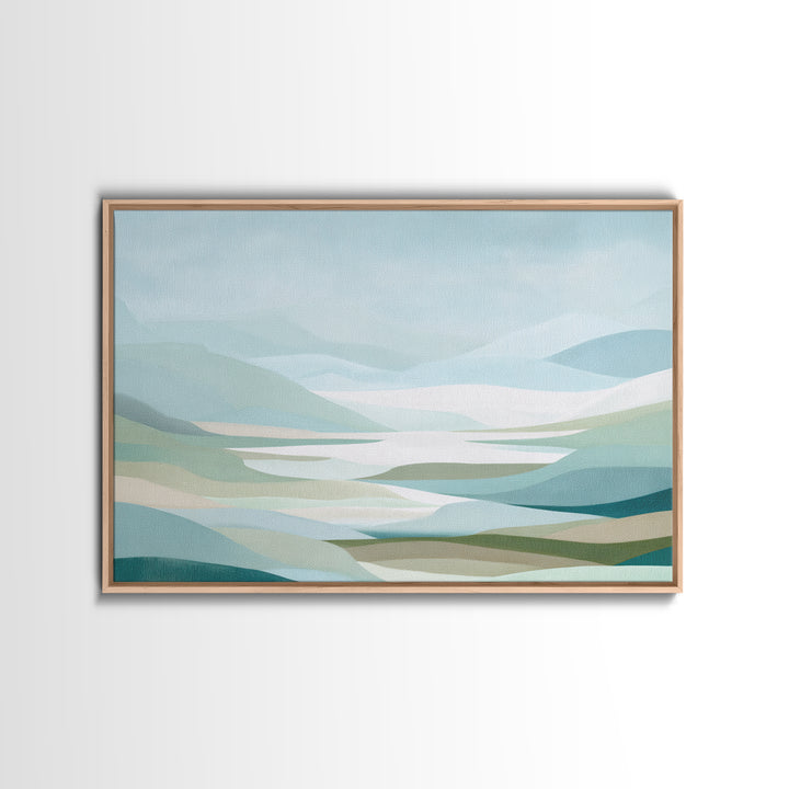 Clean Geometric Composition Canvas Print, Medical Office Art, Printable Card, Office Decor, Abstract Art, Calm, MOA-3x2-62