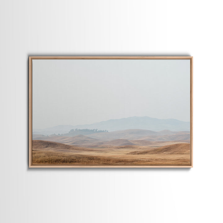 Large Neutral Landscape Framed Canvas Print, Medical Office Art, Luxury Decor, Office Decor, Fine Art, Calm, Digital Wall Art, MOA-3x2-92
