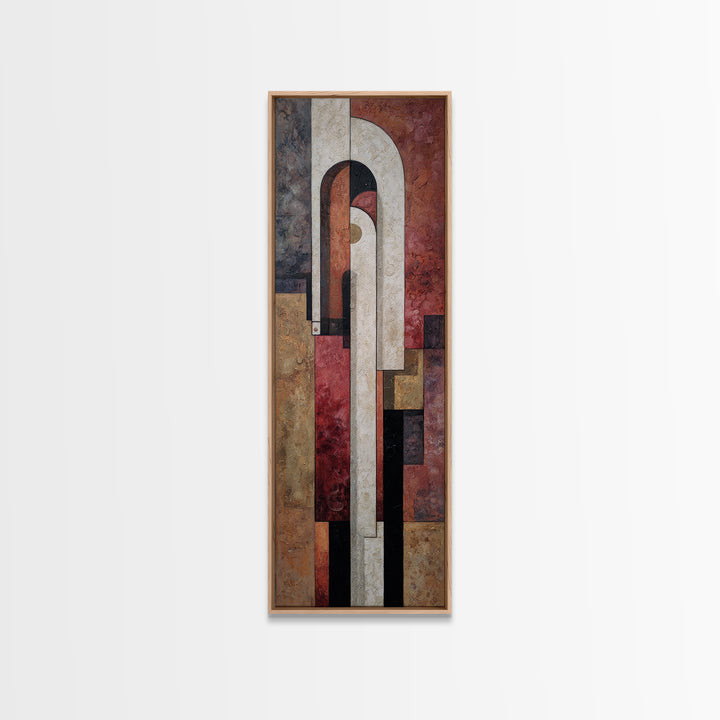 Architectural Arch Composition Canvas Print, Modern Art, Artwork, Living Room Decor, Fine Art, Modern 381, Set of Prints, MOD-1x3-81