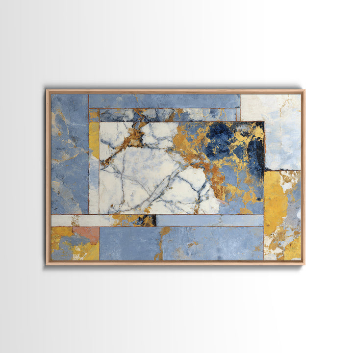 Large Marble Texture Abstract Framed Canvas Print, Modern Art, Canvas Wall Art, Living Room Decor, Abstract Art, Modern, MOD-3x2-20