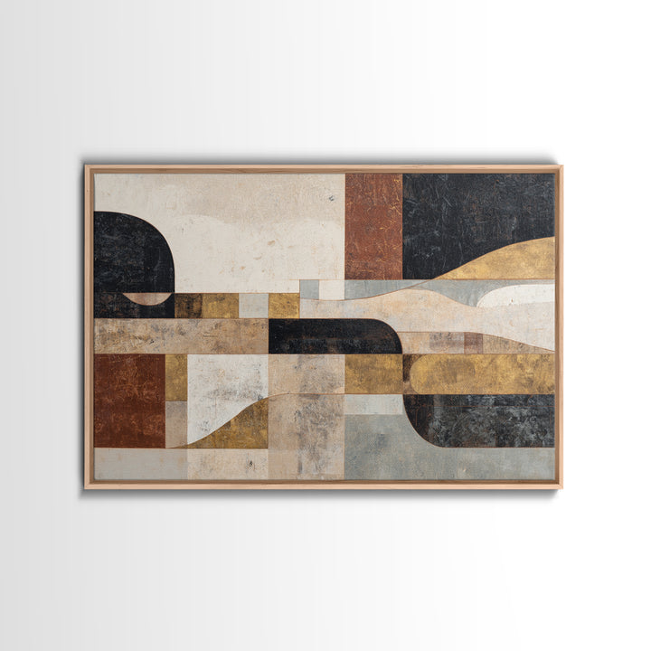 Bold Abstract Composition Canvas Print, Modern Art, Set of 3 Prints, Living Room Decor, Abstract Art, Modern, Luxury Decor, MOD-3x2-29