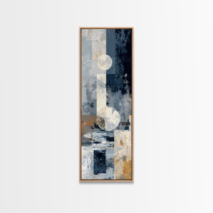 Silver Ocean Moonlight Scene Canvas Print, Monochrome Art, Contemporary Art, Living Room Decor, Fine Art, Mono, Original Art, MON-1x3-7