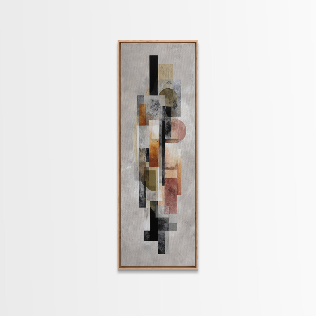 Black Ink Abstract Canvas Print, Monochrome Art, Luxury Decor, Living Room Decor, Abstract Art, Mono, Printable Wall Art, MON-1x3-90