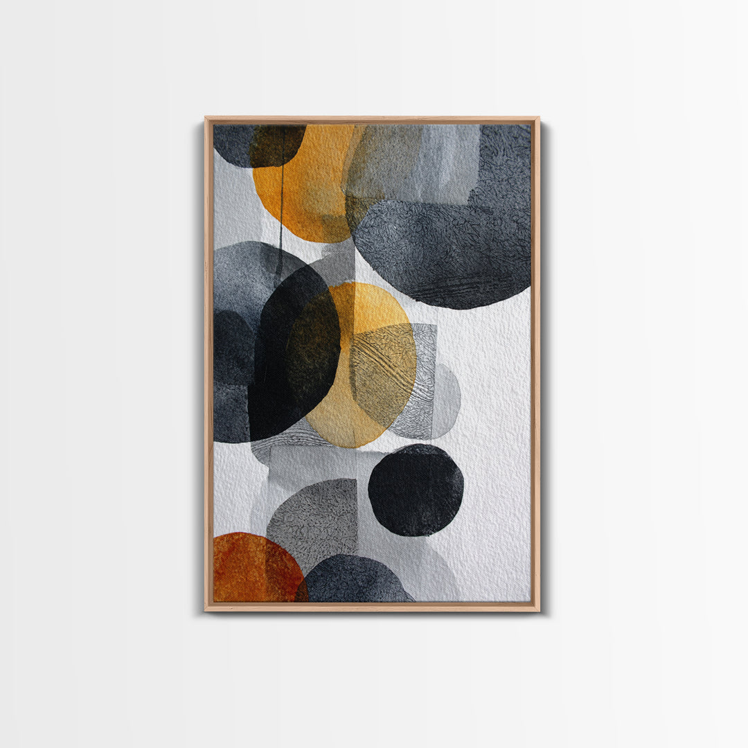 Black Ink Abstract Canvas Print, Monochrome Art, Luxury Decor, Living Room Decor, Abstract Art, Mono, Printable Wall Art, MON-2x3-14