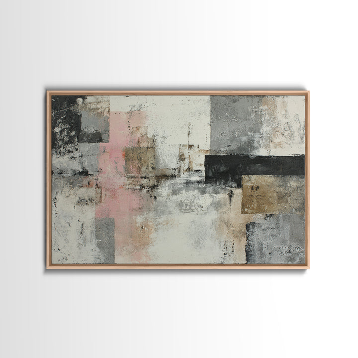 Black Ink Abstract Canvas Print, Monochrome Art, Printable Art, Living Room Decor, Abstract Art, Mono, Minimalist Wall Art, MON-3x2-34