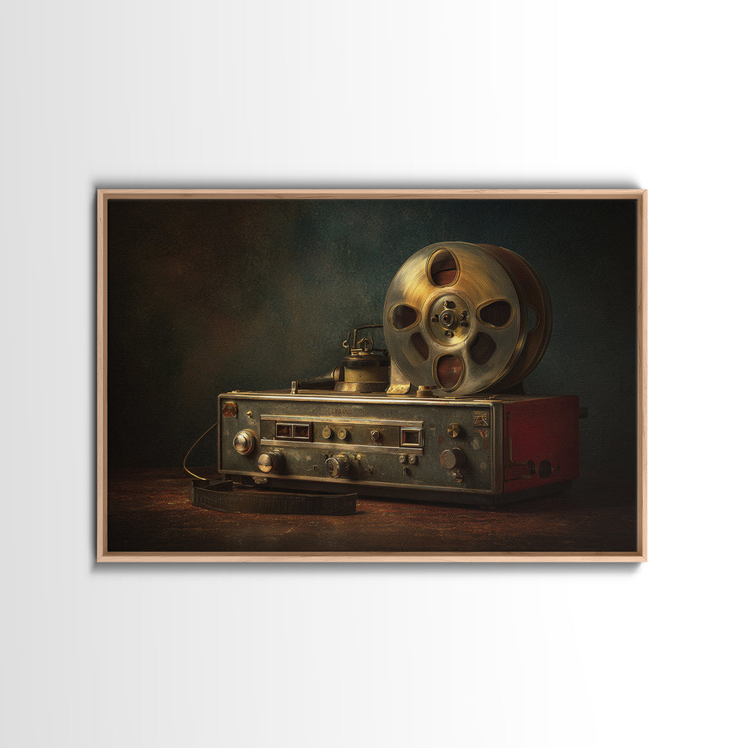 Recording Tape Reel Canvas Print, Music Studio Art, Music Wall Art, Studio Decor, Fine Art, Rhythm, Teen Room Decor, Music Gift, MSA-3x2-42