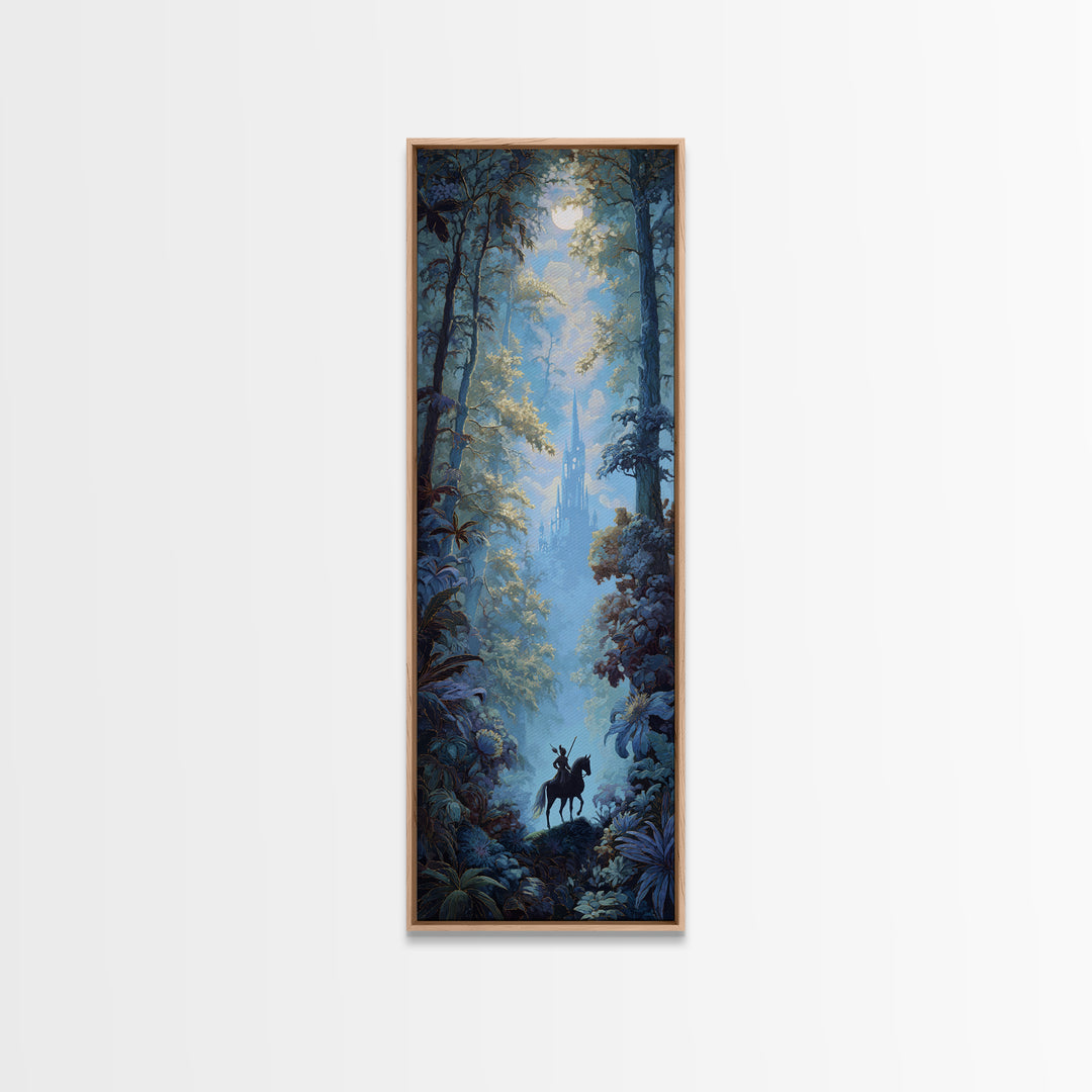Centaur Archer in Misty Forest Canvas Print, Mythological Art, Living Room Decor, Oil Painting, Legend, Gallery Decor, MYT-1x3-100
