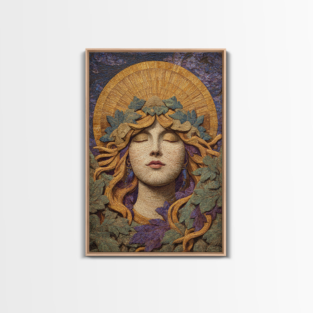 Apollo Sun God Framed Canvas Print, Mythological Art, Wall Art, Living Room Decor, Fine Art, Legend, Artwork, Framed Wall Art, MYT-2x3-38