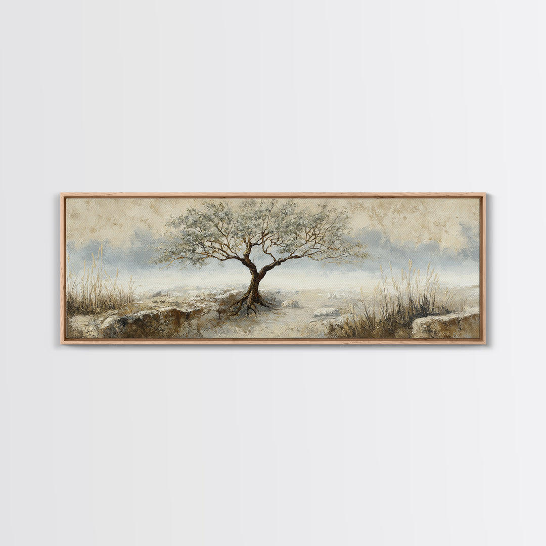Tree of Life Canvas Print, Nature Art, Luxury Decor, Living Room Decor, Fine Art, Nature, Mushroom, Printable Wall Art, NAT-3x1-31