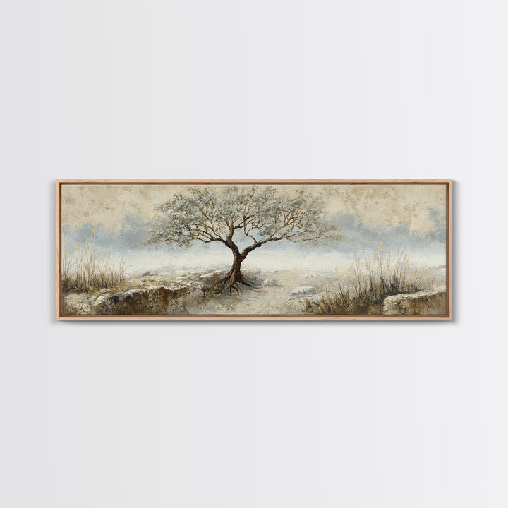 Tree of Life Canvas Print, Nature Art, Luxury Decor, Living Room Decor, Fine Art, Nature, Mushroom, Printable Wall Art, NAT-3x1-31