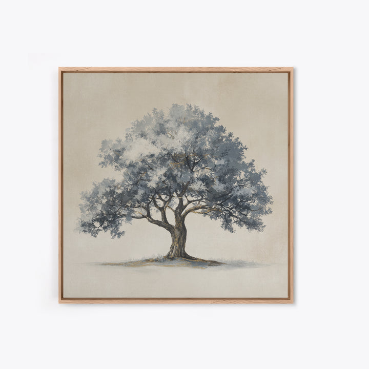 Ink Wash Tree Symbolizing Stability Canvas Print, Office Art, Modern Decor, Office Decor, Fine Art, Focus, Home Decor, OFF-1x1-86