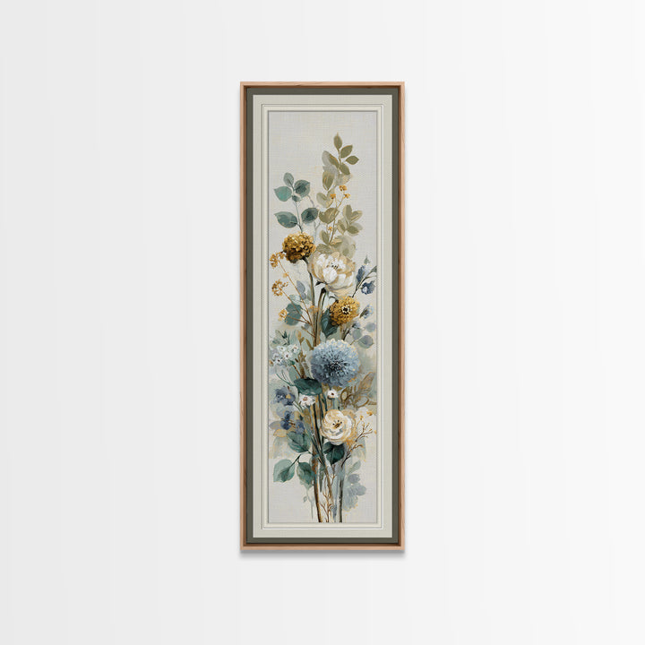 Modern Botanical Print Canvas Print, Office Art, Decor, Office Decor, Oil Painting, Focus, Wall Prints, Ai Art, Digital Print, OFF-1x3-40