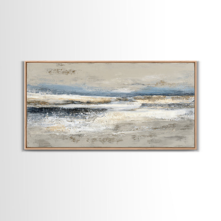 Balanced Stone Composition Framed Canvas Print, Office Art, Statement Artwork, Office Decor, Fine Art, Focus, Wall Decor, OFF-2x1-20