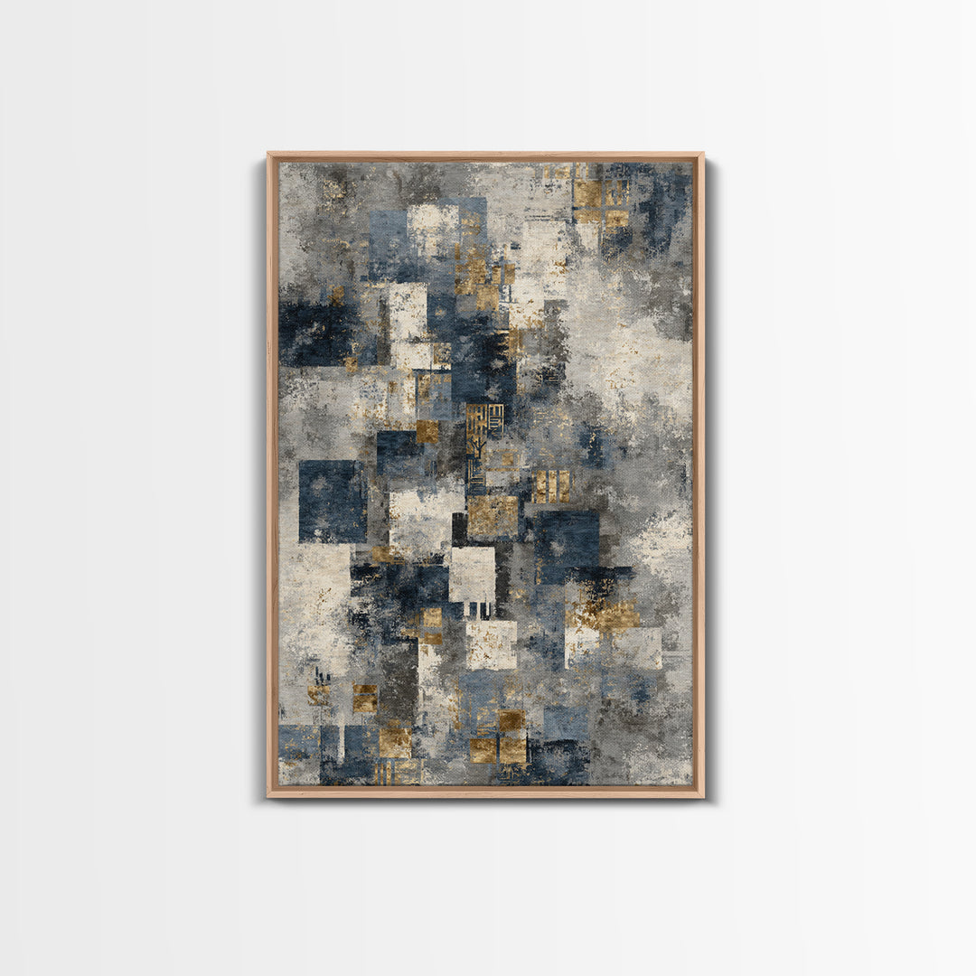 Clean Abstract Geometry Canvas Print, Office Art, Art Deco, Office Decor, Focus, Bedroom Wall Art, Downloadable Prints, OFF-2x3-81