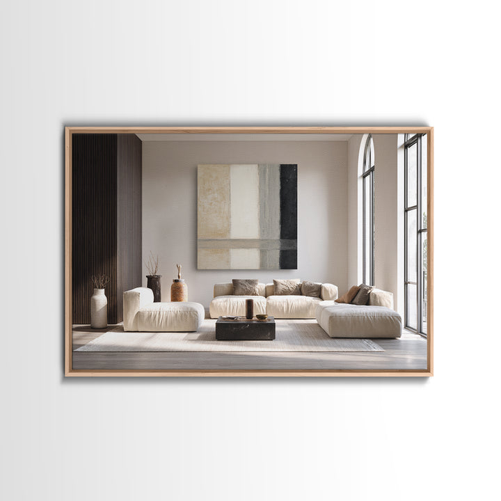 Monochrome Bridge Structure Framed Canvas Print, Office Art, Printable, Office Decor, Fine Art, Focus, Printable Art, OFF-3x2-14