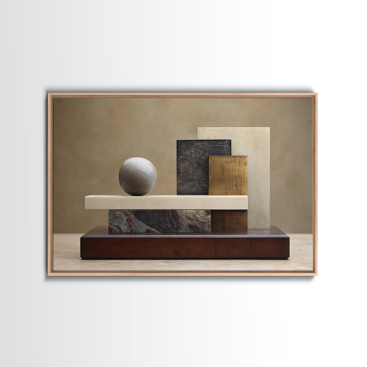 Balanced Stone Composition Canvas Print, Office Art, Wall Prints, Office Decor, Abstract Art, Focus, Cubicle Decor, OFF-3x2-52