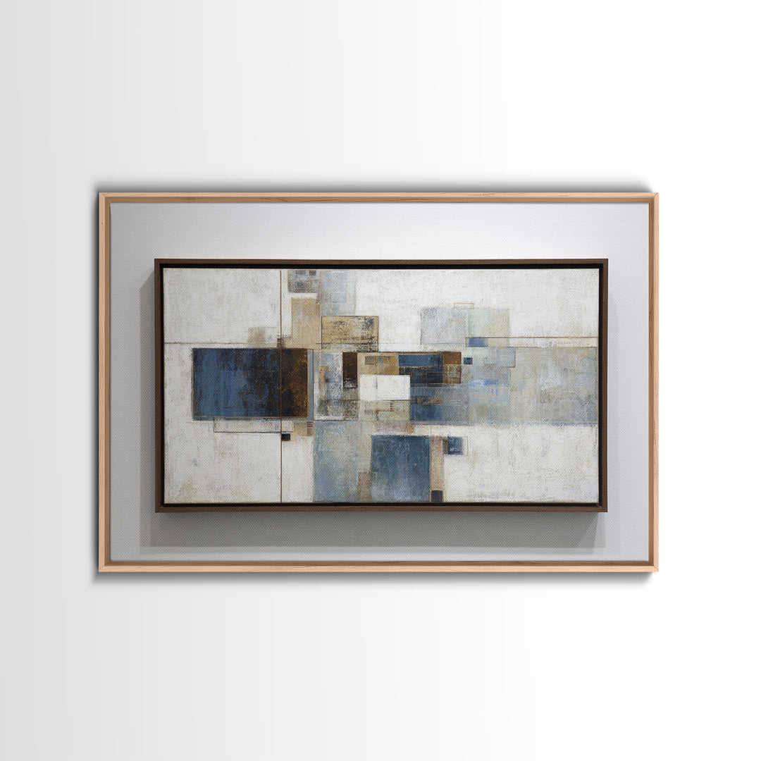 City Map Abstract Framed Canvas Print, Office Art, Art Print, Office Decor, Abstract Art, Focus, Printable, Printable Wall Art, OFF-3x2-96