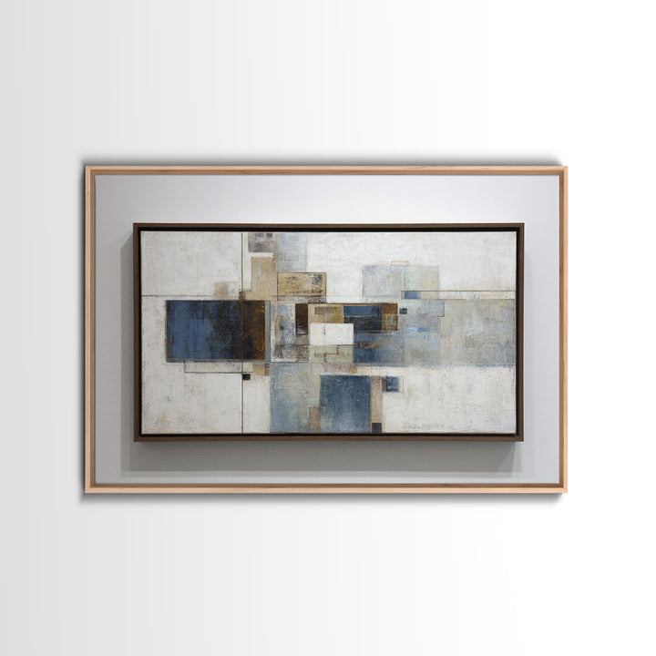 City Map Abstract Framed Canvas Print, Office Art, Art Print, Office Decor, Abstract Art, Focus, Printable, Printable Wall Art, OFF-3x2-96
