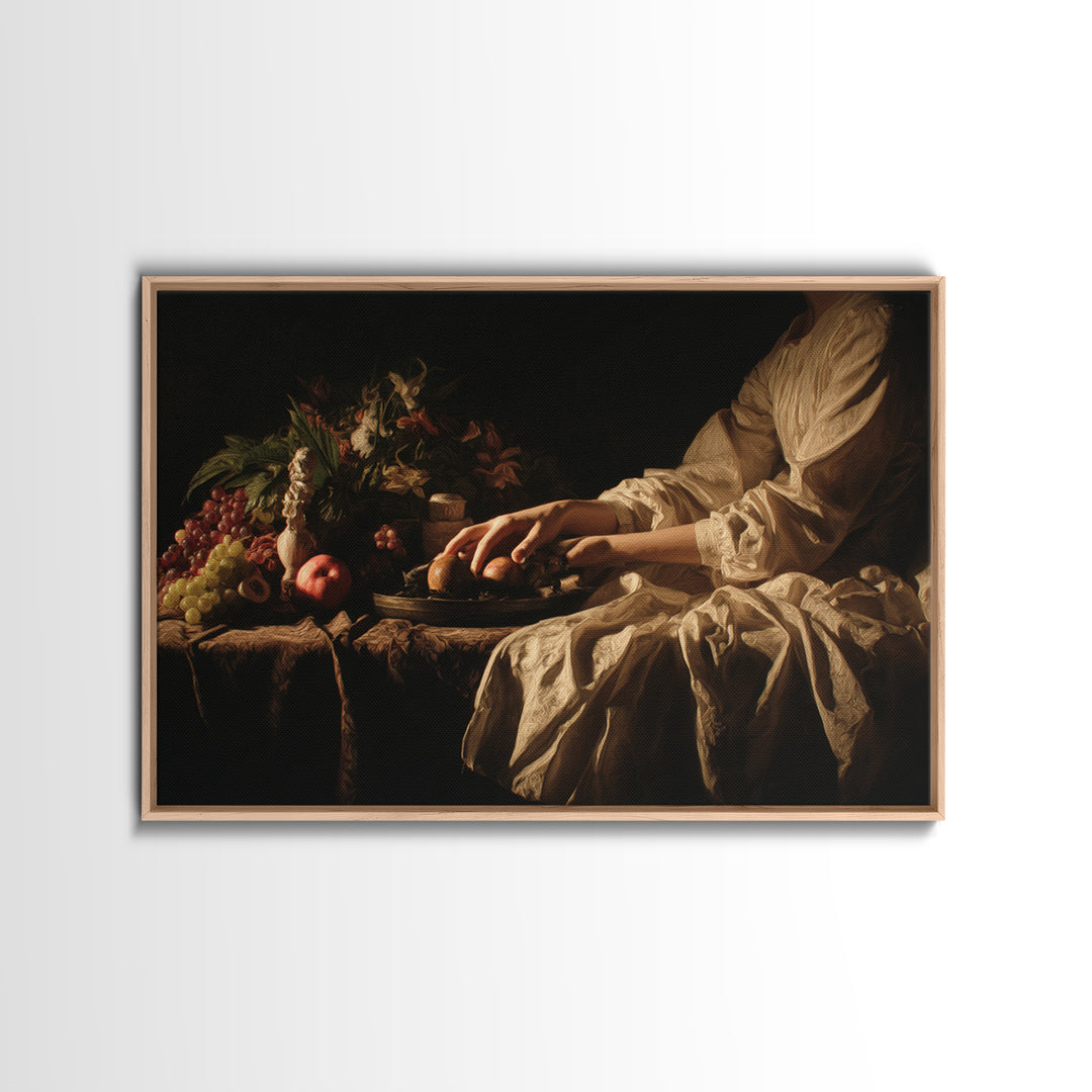 Classical Hands Study Canvas Print, Renaissanceinspired Art, Paintings, Living Room Decor, Fine Art, Classic, Unique Wall Decor, REN-3x2-66