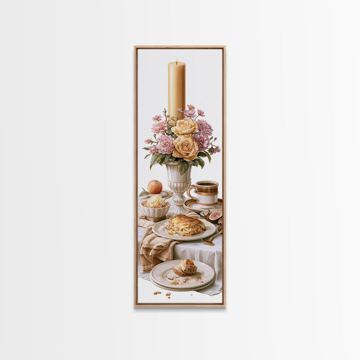 Elegant Table Objects Canvas Print, Restaurant Art, Kitchen Wall Art, Restaurant Decor, Fine Art, Bistro, Kitchen Wall Decor, RES-1x3-60