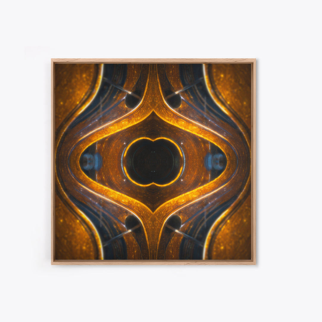 Vinyl Groove Closeup as Circular Abstract Canvas Print, Recording Studio Art, Guitar Wall Art, Studio Decor, Fine Art, Analog, RSA-1x1-86