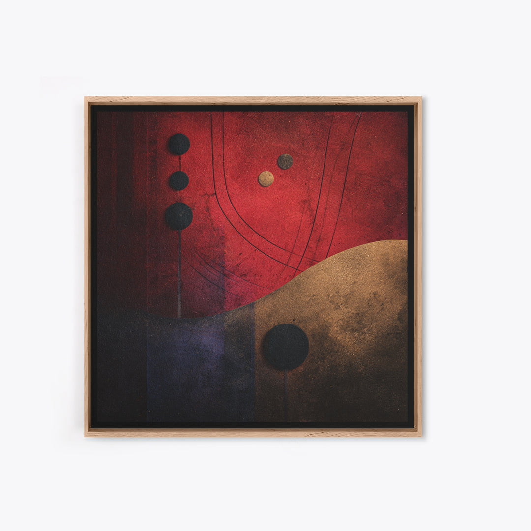 Album Cover Abstract Without Readable Text Canvas Print, Recording Studio Art, Music Wall Decor, Studio Decor, Abstract Art, RSA-1x1-94