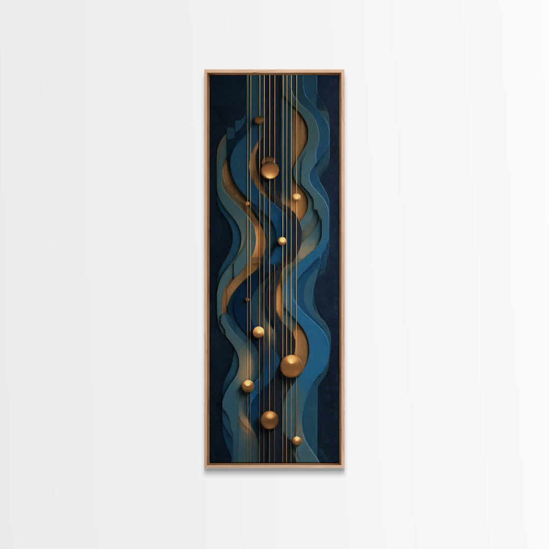 Sound Booth Foam Pattern Transformed into Design Canvas Print, Recording Studio Art, Music Room Decor, Studio Decor, Analog, RSA-1x3-12