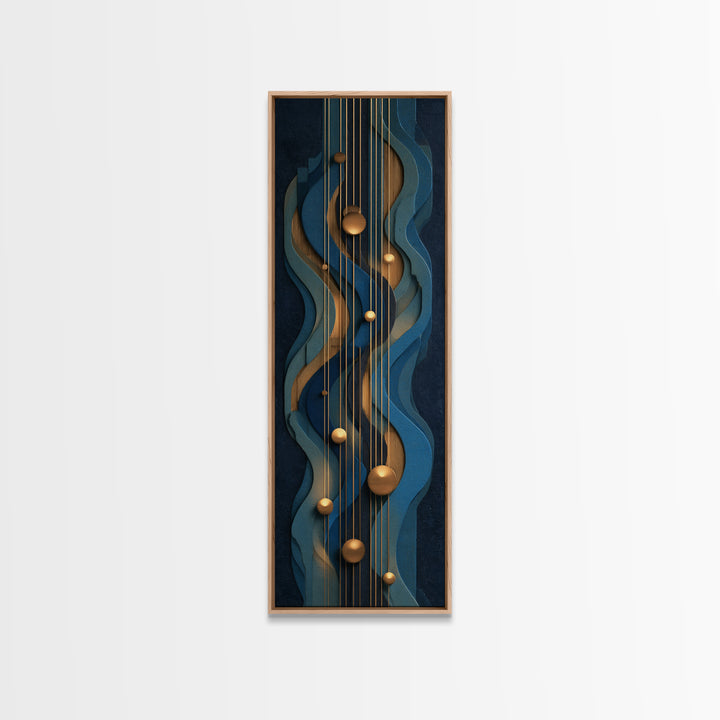 Sound Booth Foam Pattern Transformed into Design Canvas Print, Recording Studio Art, Music Room Decor, Studio Decor, Analog, RSA-1x3-12