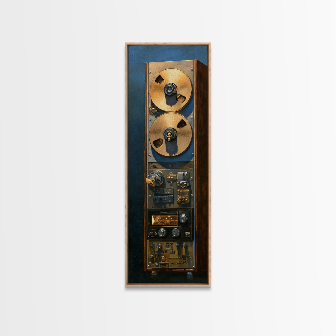Reel to Reel Tape Machine Canvas Print, Recording Studio Art, Music Studio, Studio Decor, Fine Art, Analog, Modern Decor, RSA-1x3-38
