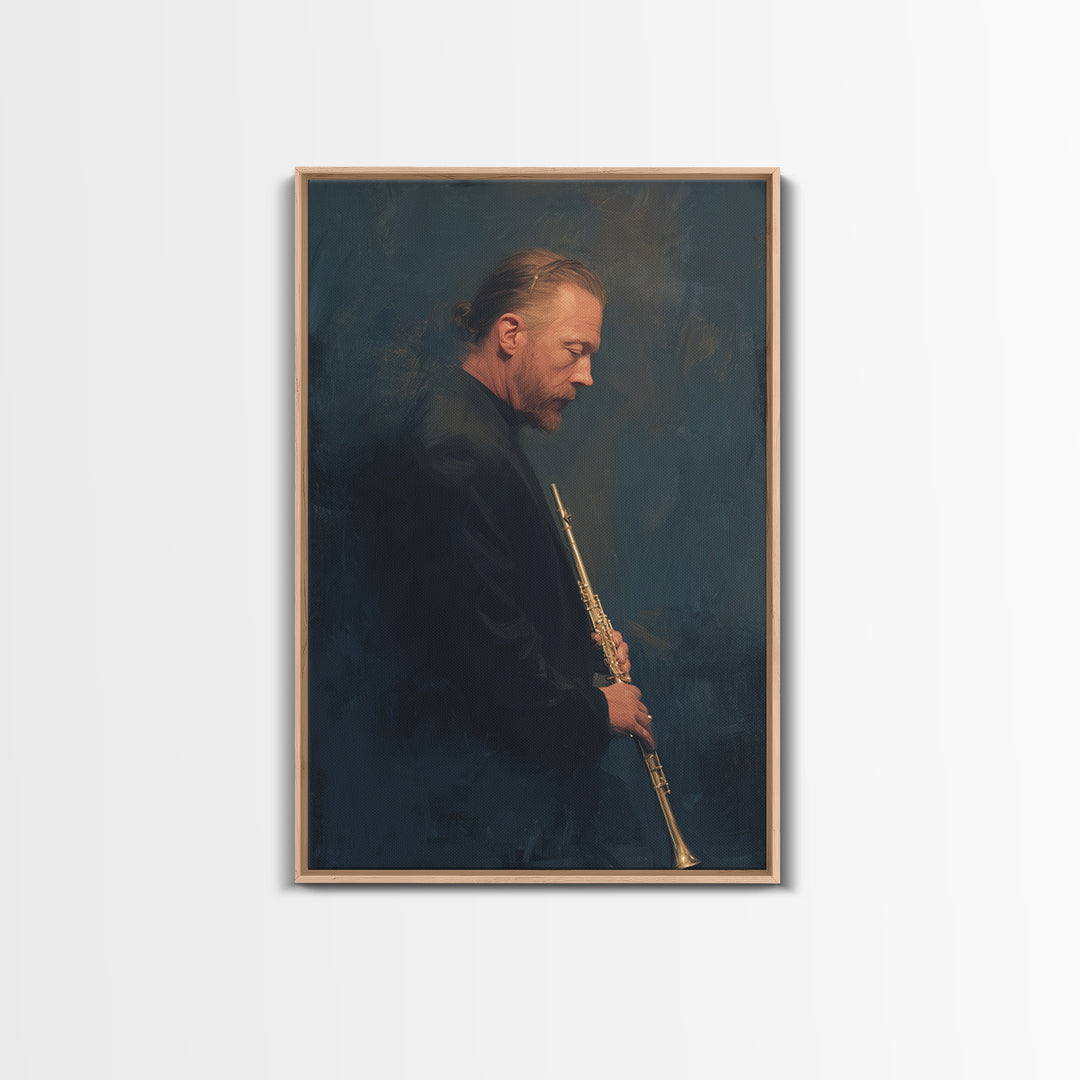 Conductor Baton and Sheet Shapes Without Text Framed Canvas Print, Recording Studio Art, Home Decor, Studio Decor, Analog, RSA-2x3-26