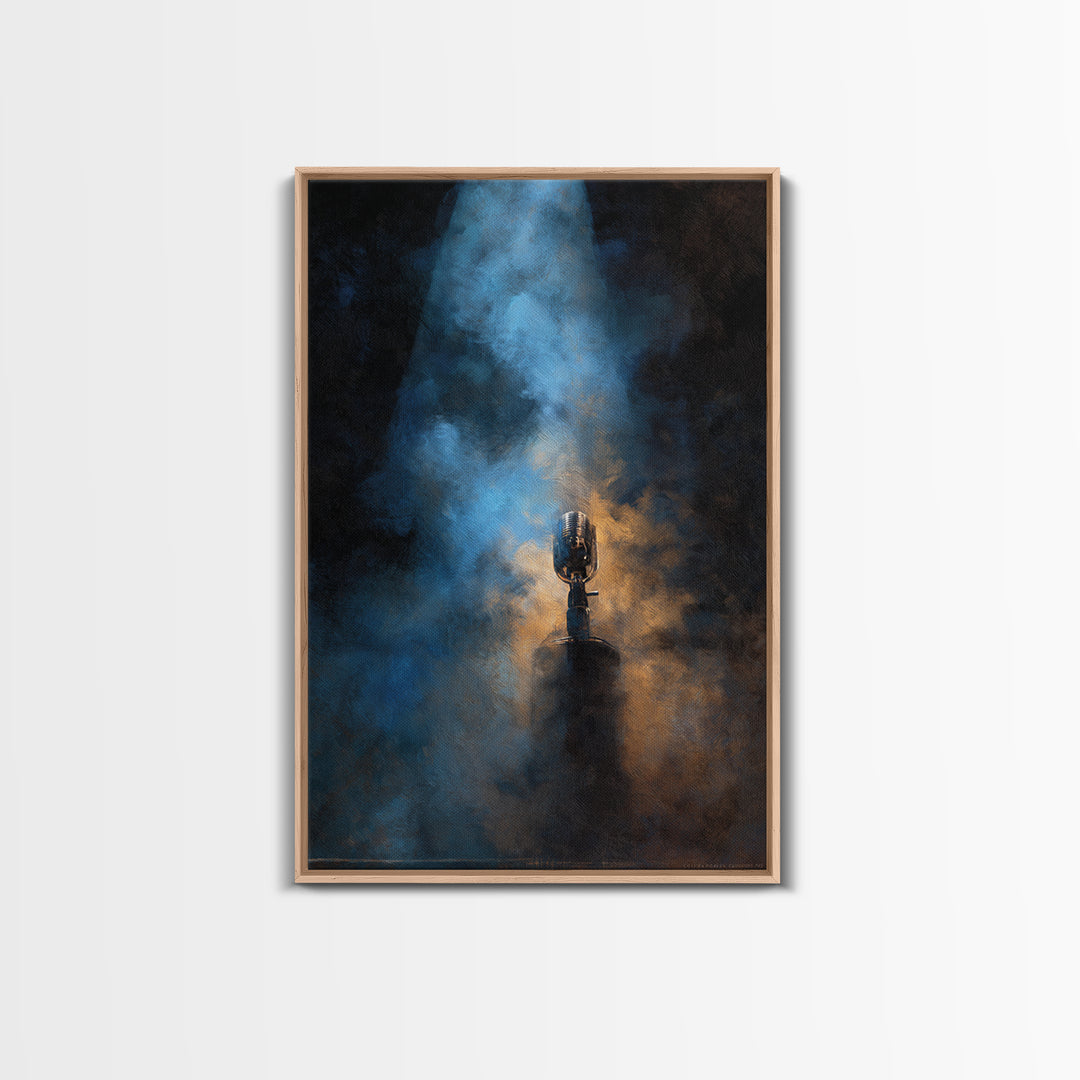 Conductor Baton and Sheet Shapes Without Text Canvas Print, Recording Studio Art, Boho Decor, Studio Decor, Fine Art, Analog, RSA-2x3-50