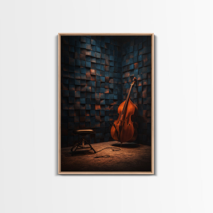 Sound Booth Foam Pattern Transformed into Design Canvas Print, Recording Studio Art, Fine Art Print, Studio Decor, Analog, RSA-2x3-80