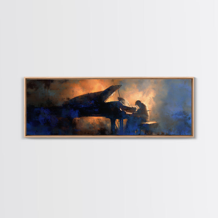 Album Cover Abstract Without Readable Text Canvas Print, Recording Studio Art, Music Wall Decor, Studio Decor, Abstract Art, RSA-3x1-14