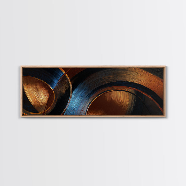 Vinyl Groove Closeup as Circular Abstract Canvas Print, Recording Studio Art, Room Decor, Studio Decor, Abstract Art, Analog, RSA-3x1-30