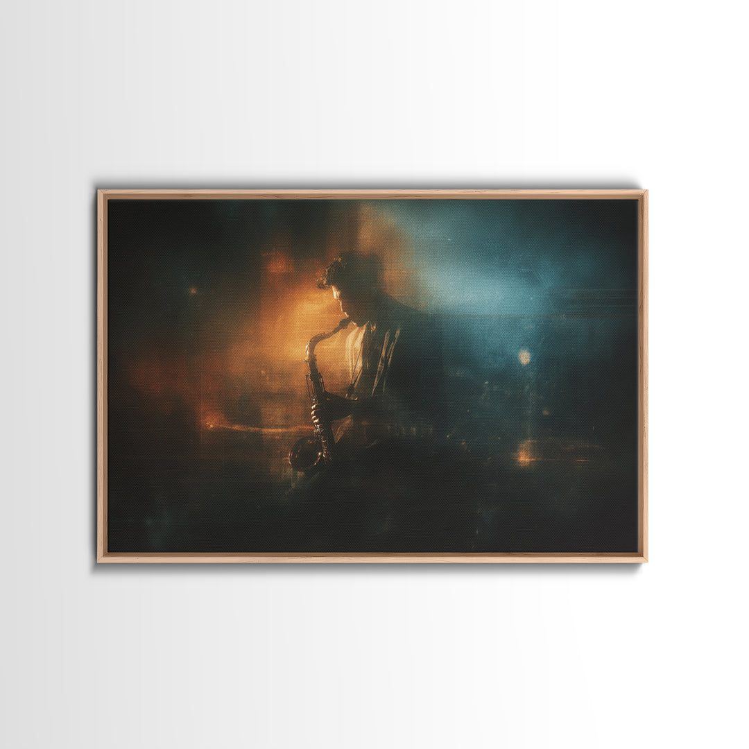 Album Cover Abstract Without Readable Text Canvas Print, Recording Studio Art, Minimalist Decor, Studio Decor, Analog, RSA-3x2-2