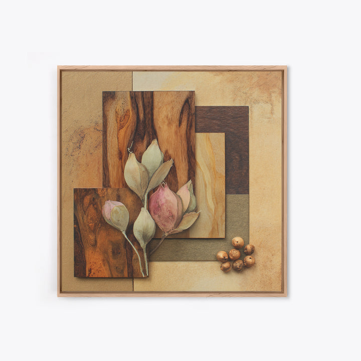 Wood Grain Abstract Framed Canvas Print, Rustic Art, Wood Wall Art, Farmhouse Decor, Abstract Art, Rustic, Eclectic Wall Art, RUS-1x1-56