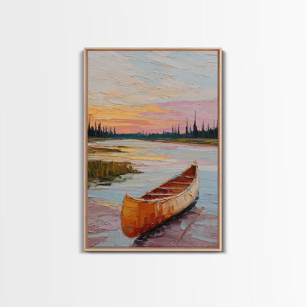 Wood Grain Abstract Framed Canvas Print, Rustic Art, Room Decor, Farmhouse Decor, Abstract Art, Rustic, Oil Painting, RUS-2x3-64