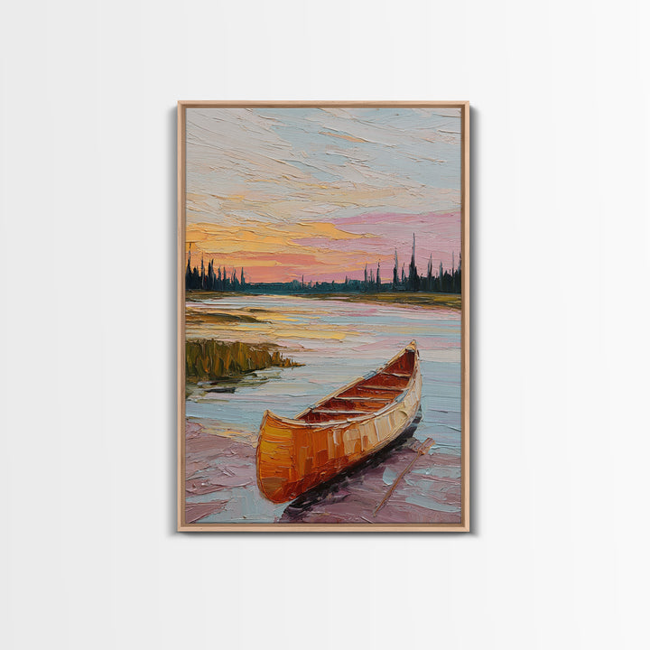 Wood Grain Abstract Framed Canvas Print, Rustic Art, Room Decor, Farmhouse Decor, Abstract Art, Rustic, Oil Painting, RUS-2x3-64