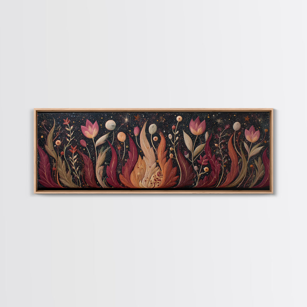Rusty Horseshoe and Rope Composition Framed Canvas Print, Rustic Art, Modern Art, Farmhouse Decor, Rustic, Neutral Decor, RUS-3x1-53